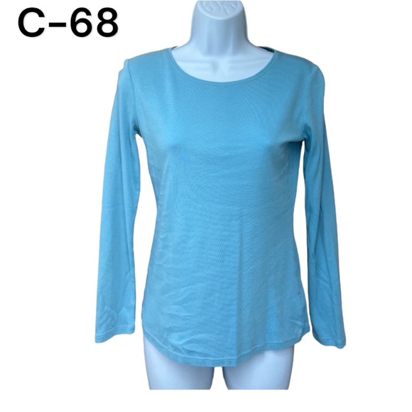 Talbots Tops - SzP Talbots Light Blue Long Sleeve The Talbots Tee